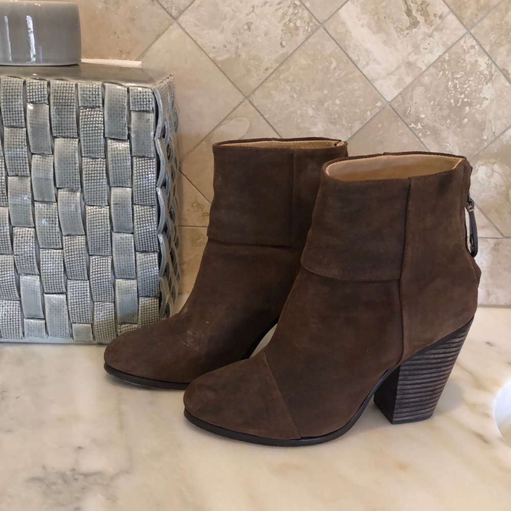 Rag & Bone brown Classic Newbury Bootie.